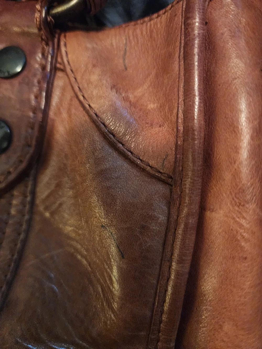 Brown Leather Satchel Handbag - Classic Women's Tote